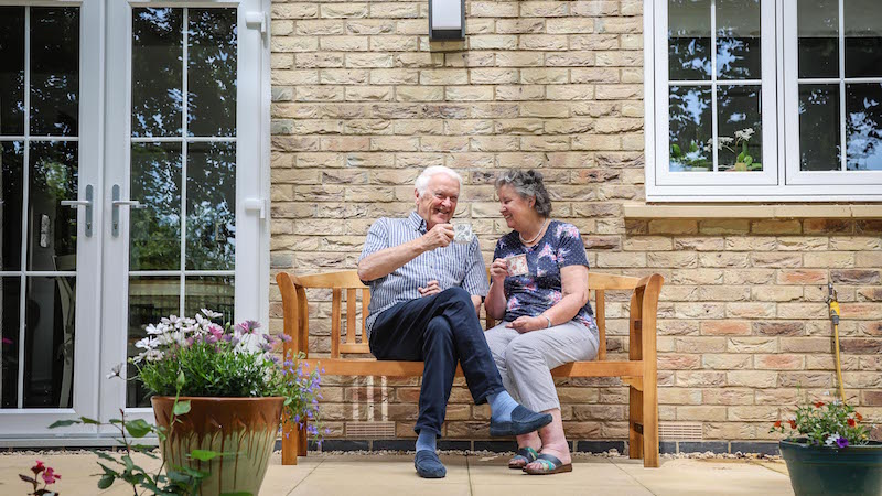 Don and Elizabeth at Platinum Skies in Sherborne