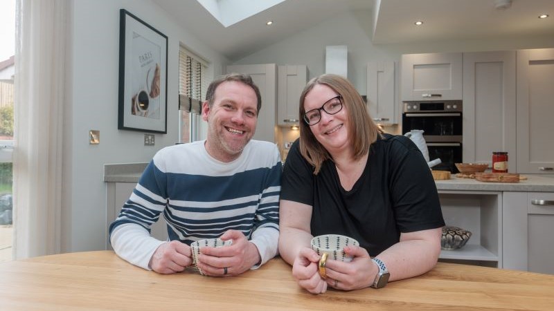First-time buyers Elaine and Andy 