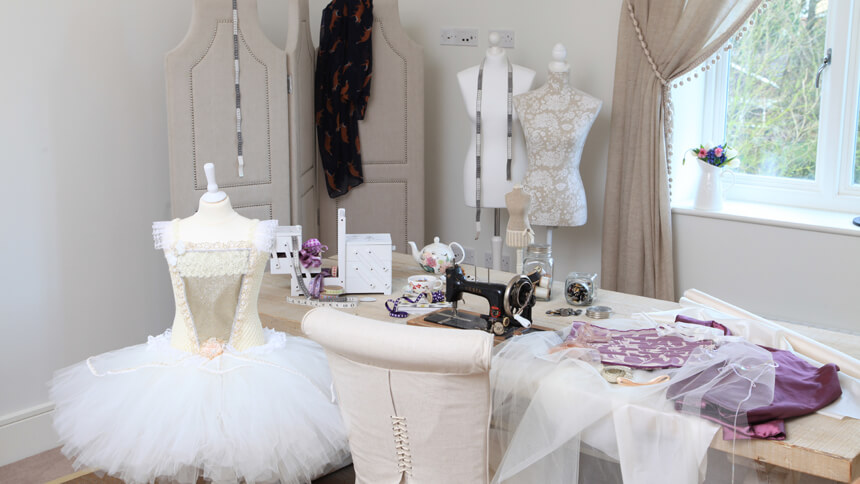 The Harrogate show home fashion dressing room