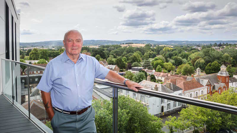 Ian at Quantock House (Platinum Skies)