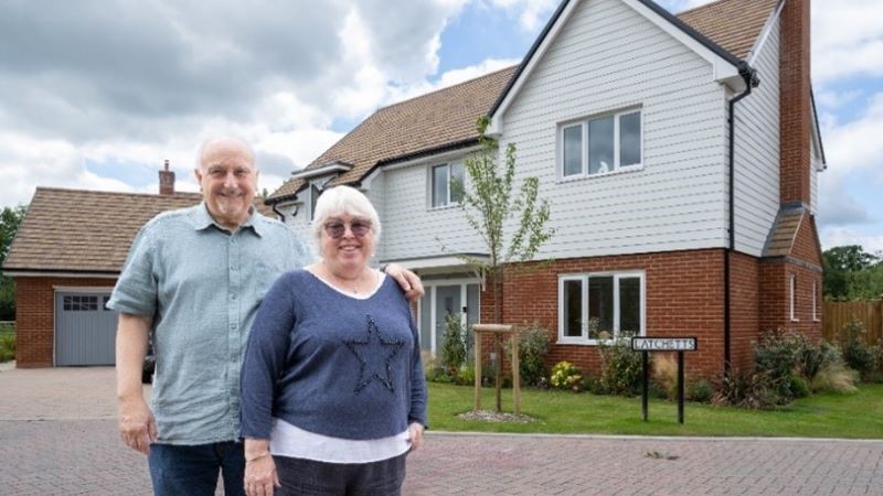 Sue and Allan at Folders Grove (Jones Homes)