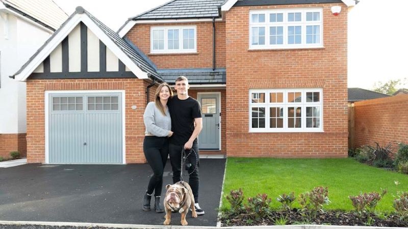 Bodhi, Lauren and Craig at Bishop Meadows (Redrow)