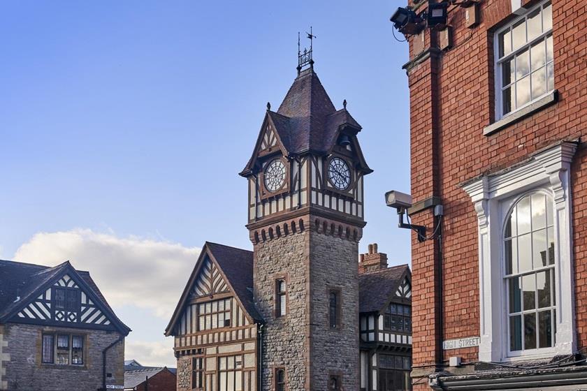 Ledbury's clock tower