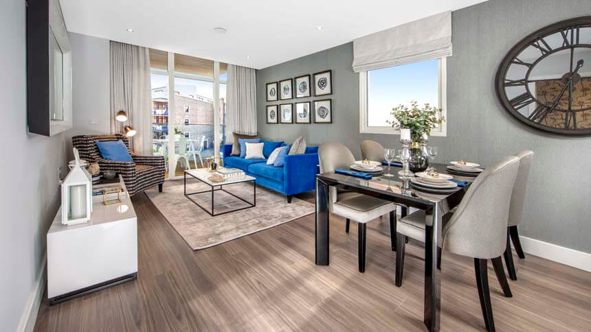 London Square living room