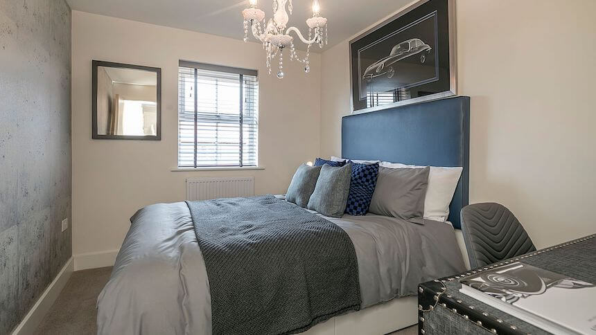 Child's bedroom in the Bewick Green show home