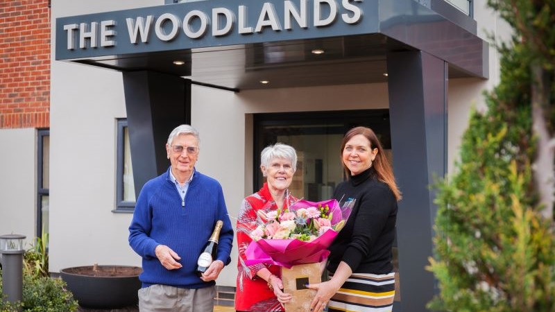Margaret and Peter at The Woodlands (Adlington)