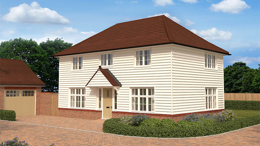 'Ludlow' house type, Temple Wharf (Redrow Homes)