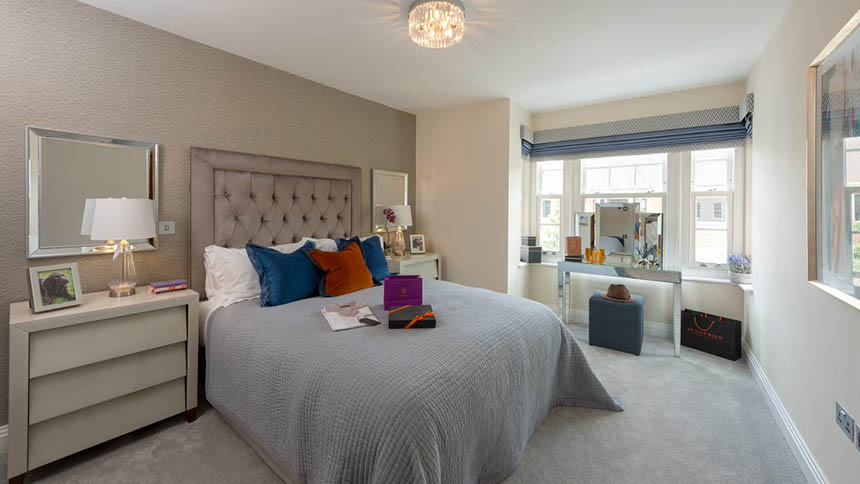 Windsor House show home master bedroom