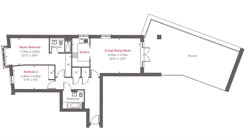 Windsor House Plot 3 floorplan (£670,000)