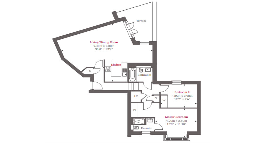 Windsor House Plot 5 floorplan (£660,000)