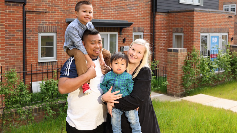 The family at SO Resi Camberley
