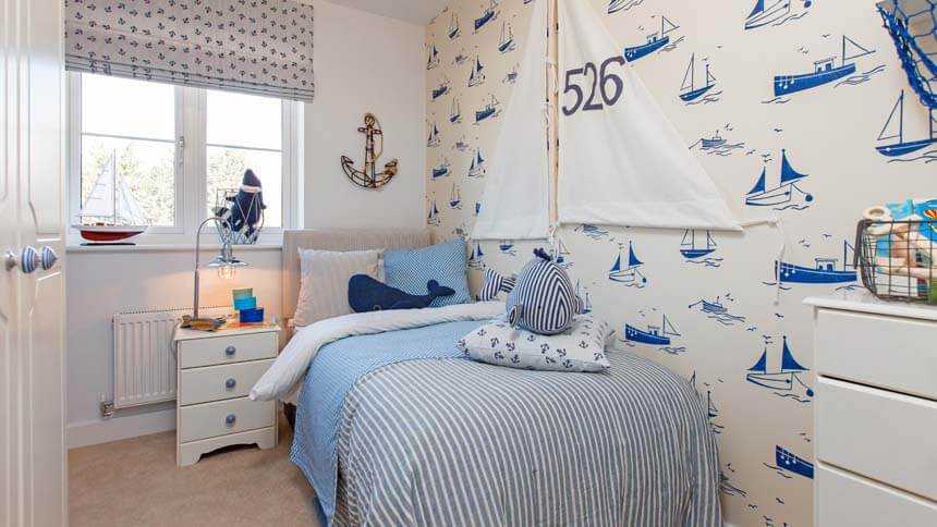 Rowhedge Wharf kids bedroom (Bloor Homes)