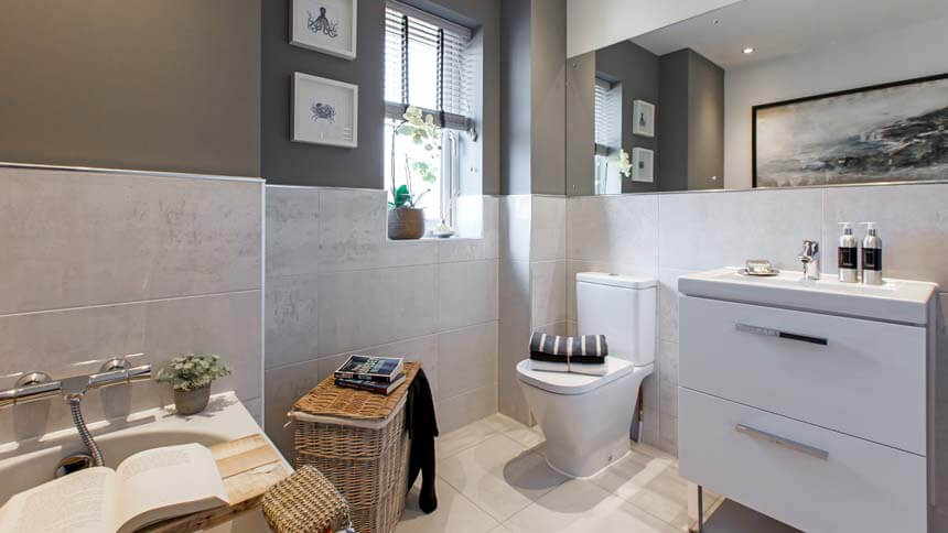 Rowhedge Wharf bathroom (Bloor Homes)