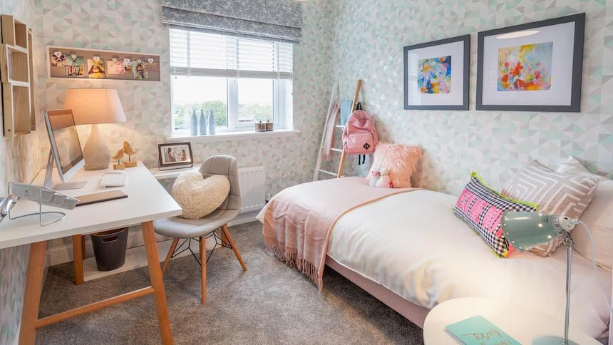 Fourth bedroom at the Chichester show home