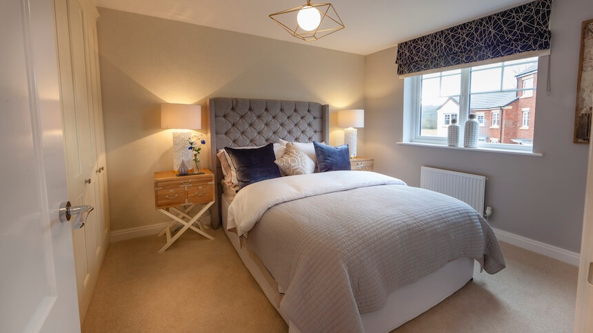 The Mill show home second bedroom