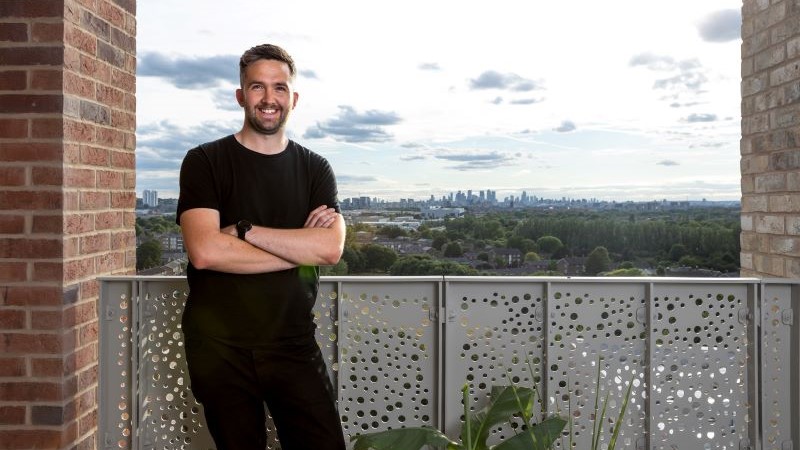 Chris at his new Peabody home