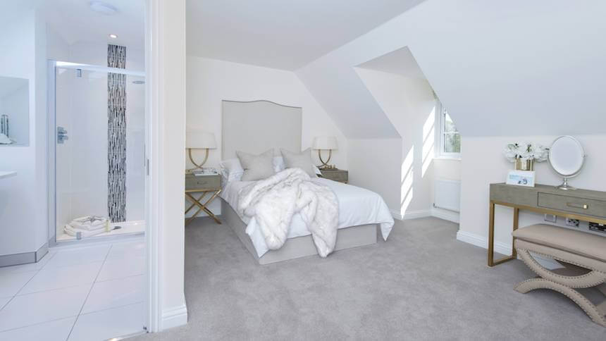 Second bedroom in the Standgrove Field show home