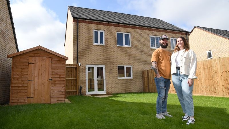 Dean and Jessica at Quantum Fields (Linden Homes)