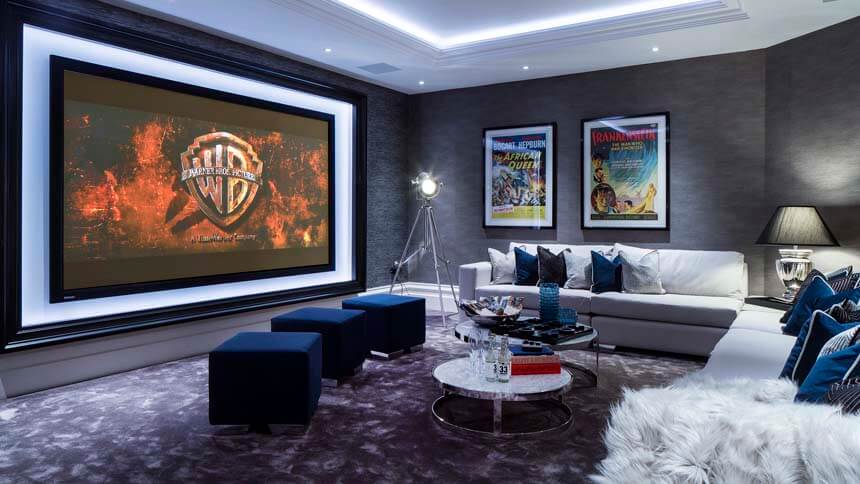 Whitelands cinema room (Lucas Design)