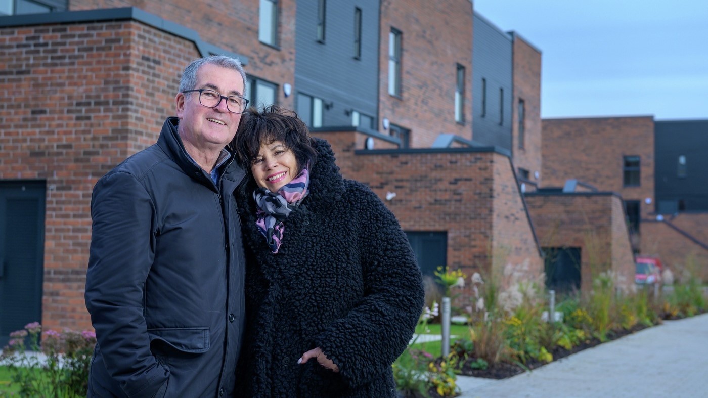 Renée and Ian at Prince's Quay (Cala Homes)