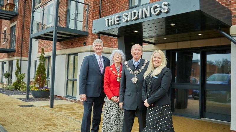The official opening of The Sidings (Adlington)