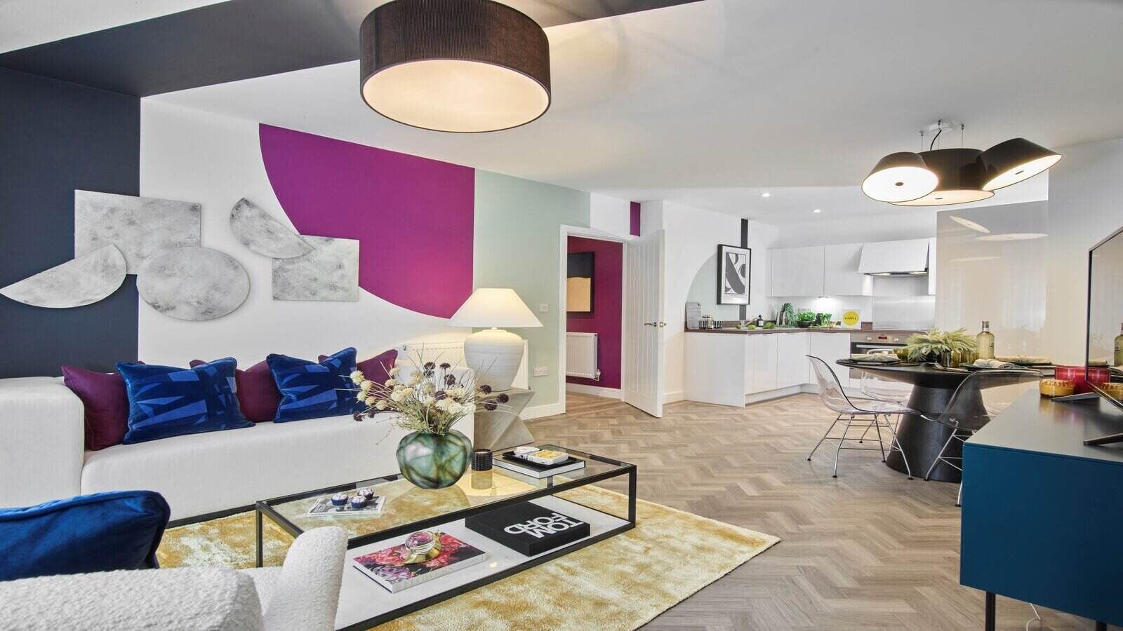 The new show apartment at Bluenote, designed by Vesta