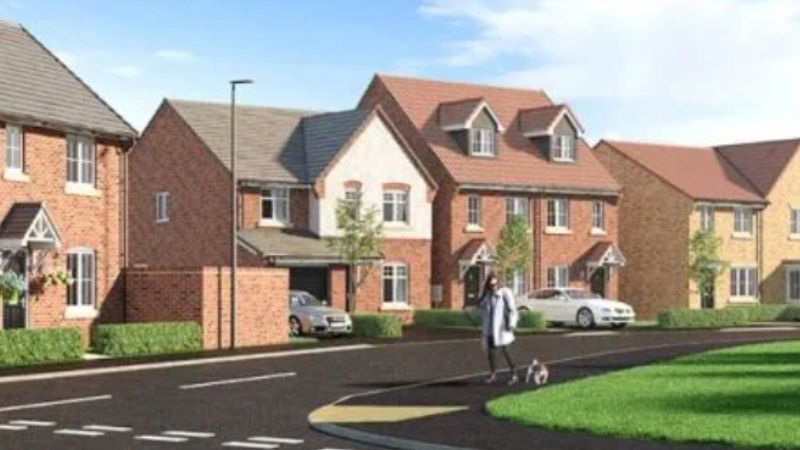An artist’s impression of the new Miller Homes at Simpson Park