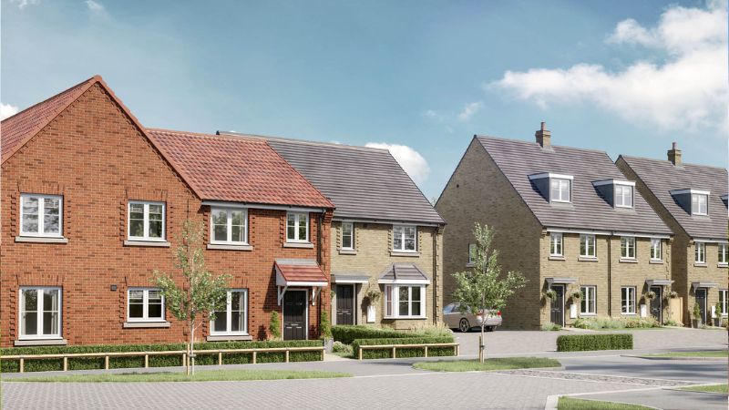 Taylor Wimpey's Britannia Grange development in Thetford