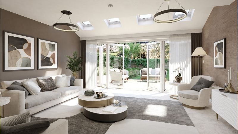 An interior image of the Layton at Taylor Wimpey's Seaview Court