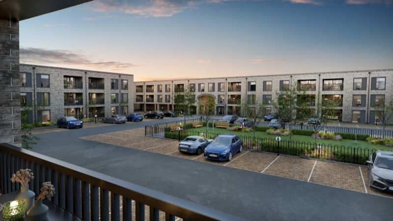 CGI image of Taylor Wimpey's Lancaster Square