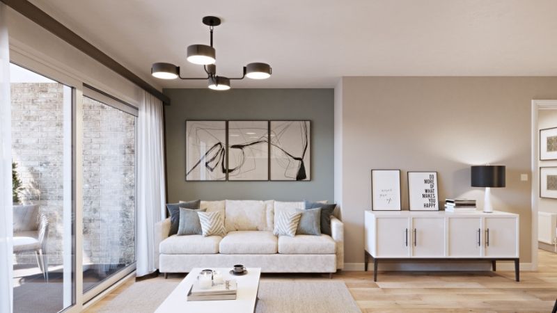Internal CGI of an apartment at Taylor Wimpey's Lancaster Square