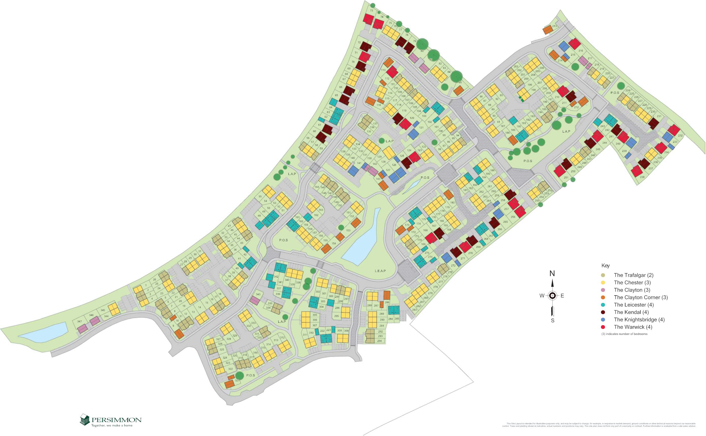 Mead in Lydney, Houses by Persimmon Homes