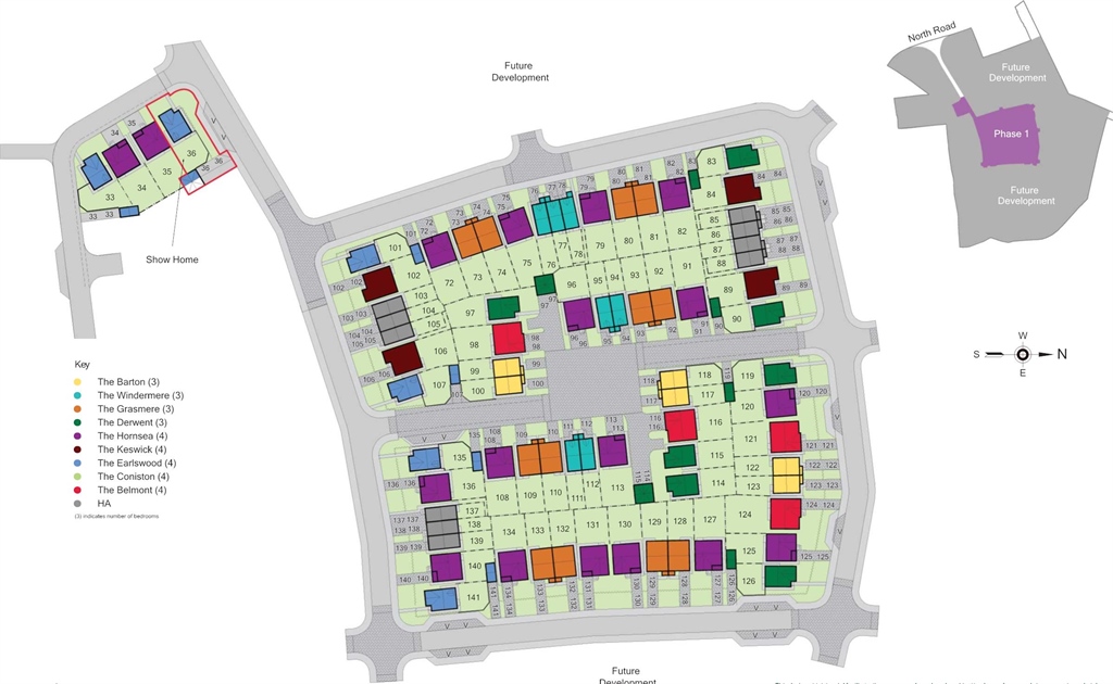 Bramble Rise in Hettonlehole, Houses by Persimmon Homes