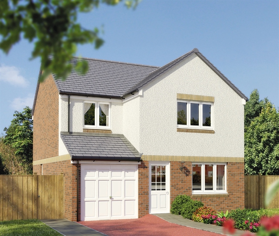 Castle Gardens in Cambuslang is built by Persimmon Homes