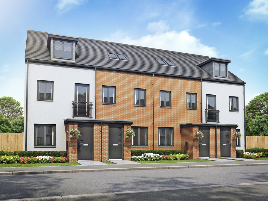 East Benton Rise in Wallsend, Apartments and Houses by Persimmon Homes