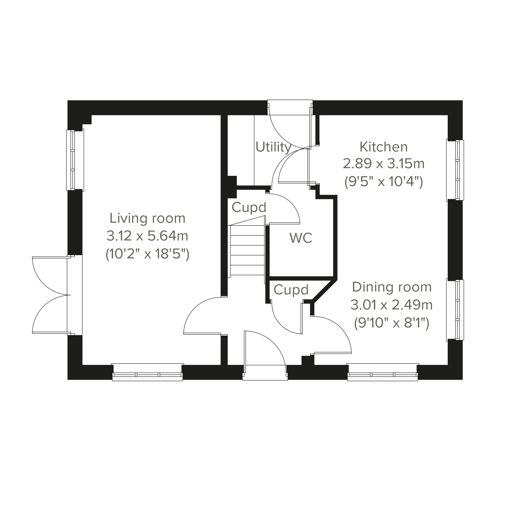 House of 3 Bedrooms, Lavender Fields in South Wootton by Persimmon