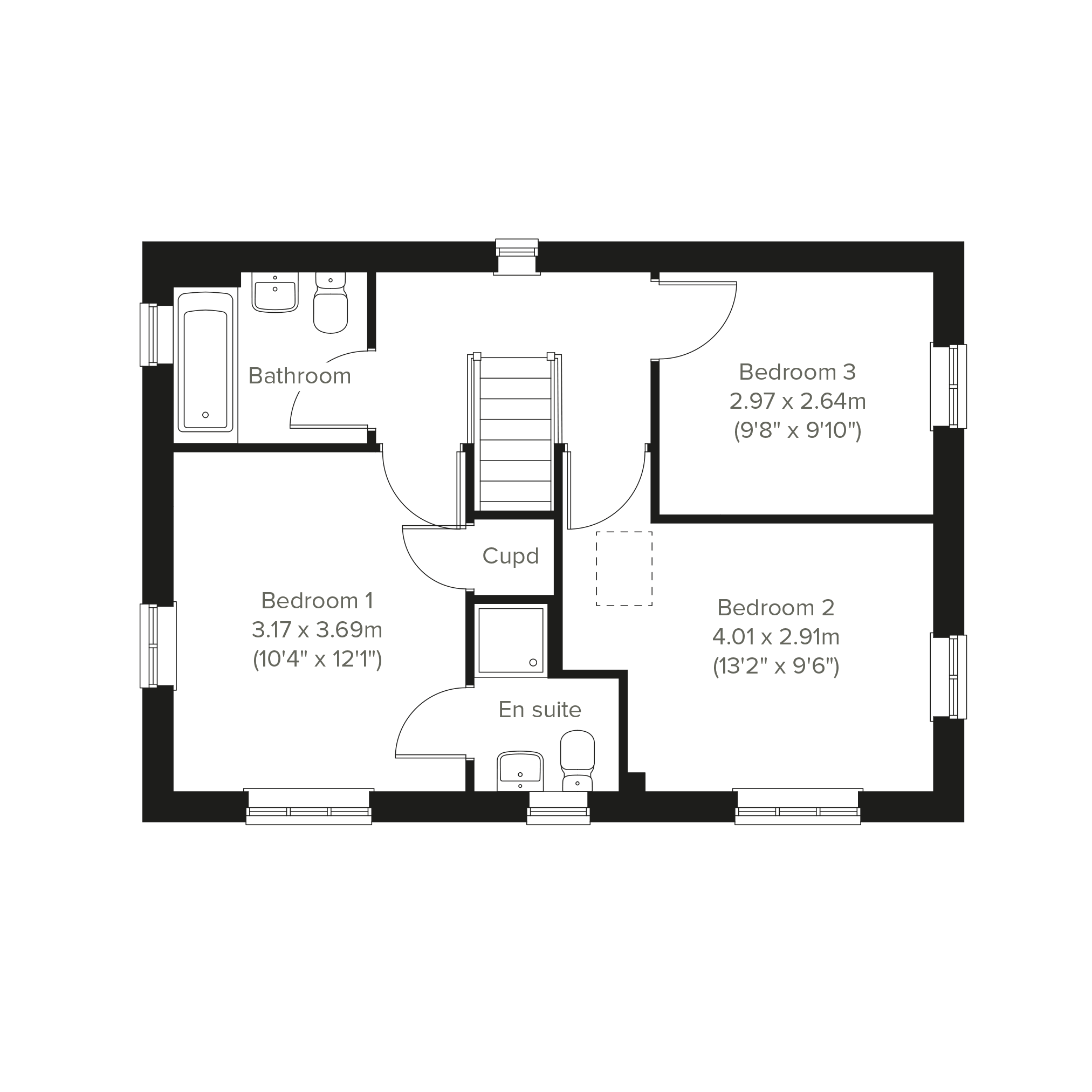 House of 3 Bedrooms, Lavender Fields in South Wootton by Persimmon