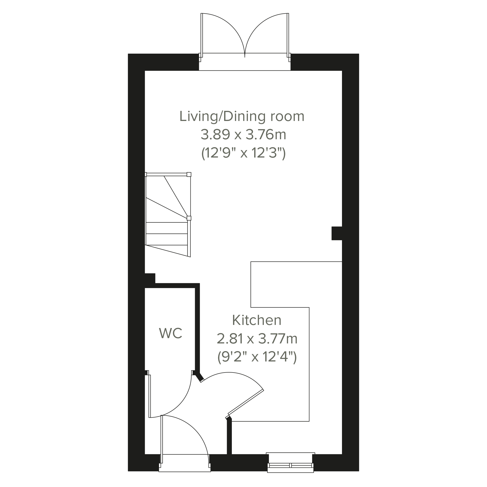 2 Bedroom Home in Lavender Fields by Persimmon Homes (76)