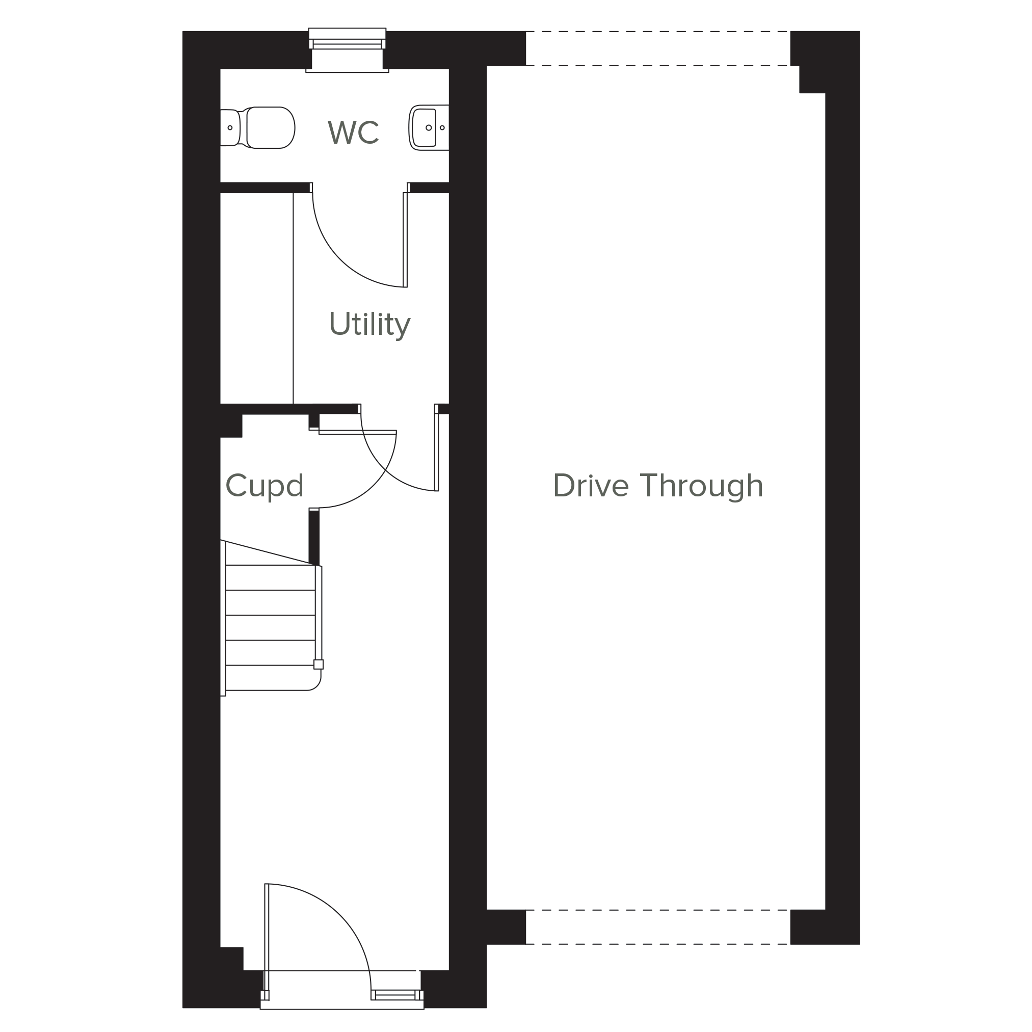 Semi Detached House in Norton Hall Meadow, Norton Canes by Persimmon