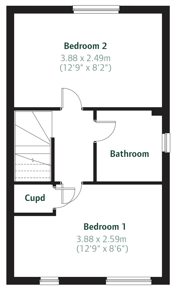 2 Bedroom House In Grove New Homes