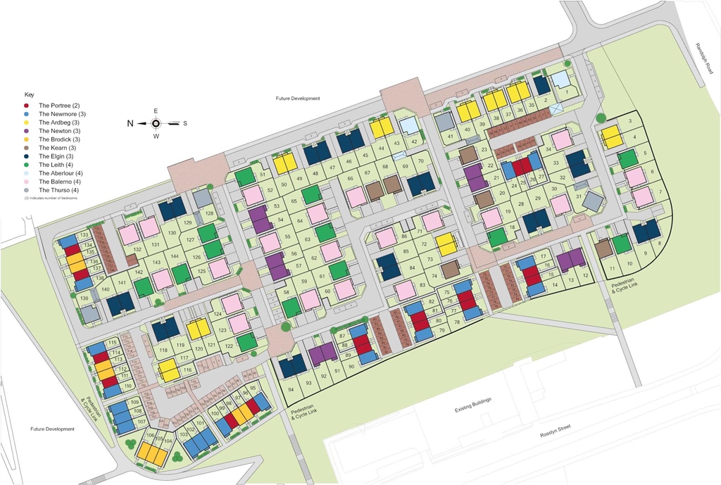 Rosslyn Gait in Kirkcaldy, Houses by Persimmon Homes