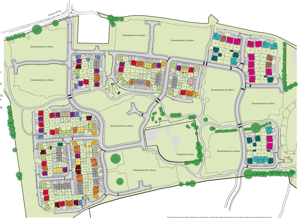 Weir Hill Gardens in Shrewsbury, Houses by Persimmon Homes