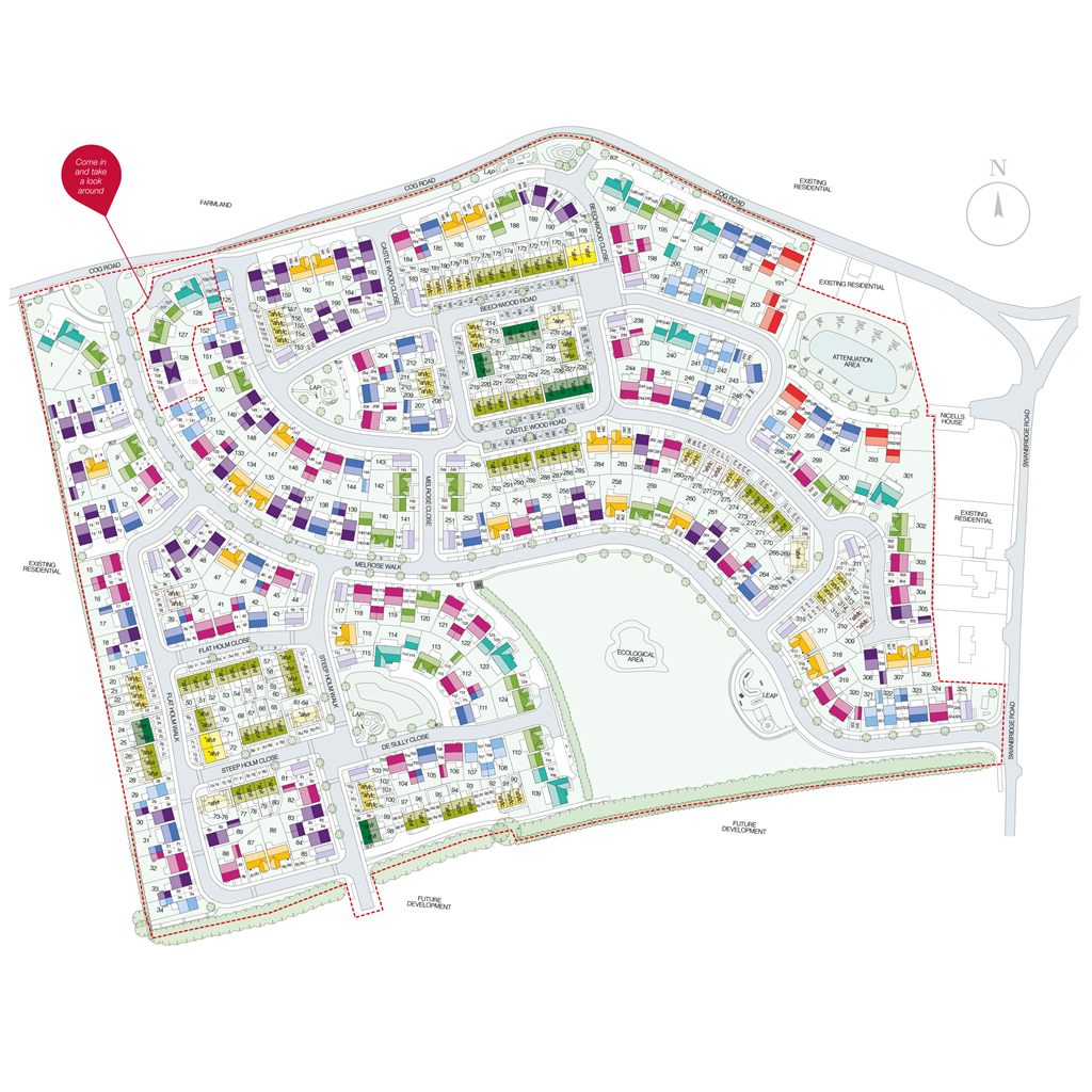 Gw?l yr Ynys in Sully, Houses by Taylor Wimpey